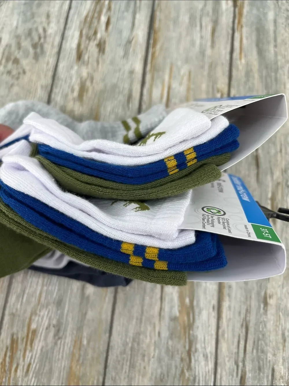 Toddler Mid-Crew Socks 2, 6-Packs Size 3T-5T